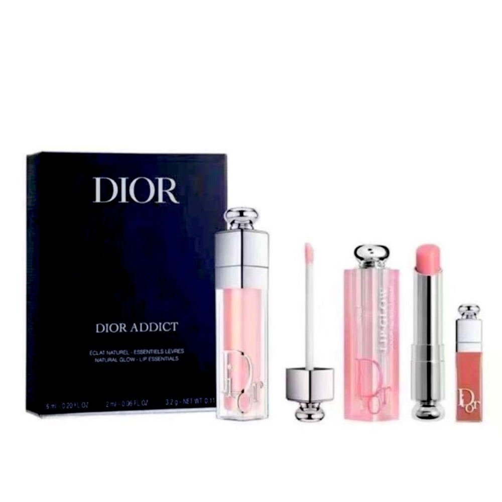 Dior addict gift set lip glow set NEW lip glow & lip maximizer
